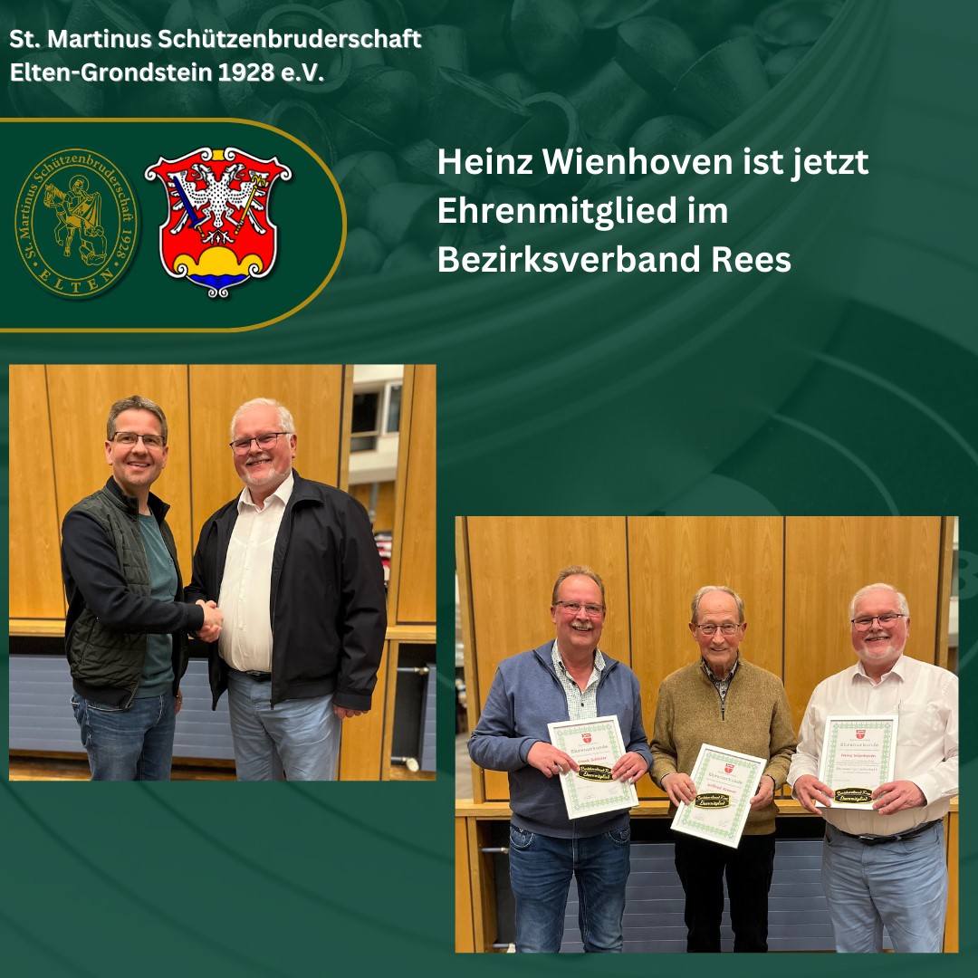 Bezirk Rees Heinz Wienhoven