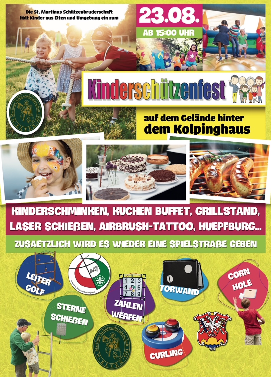 Kinderschützenfest Flyer 2025